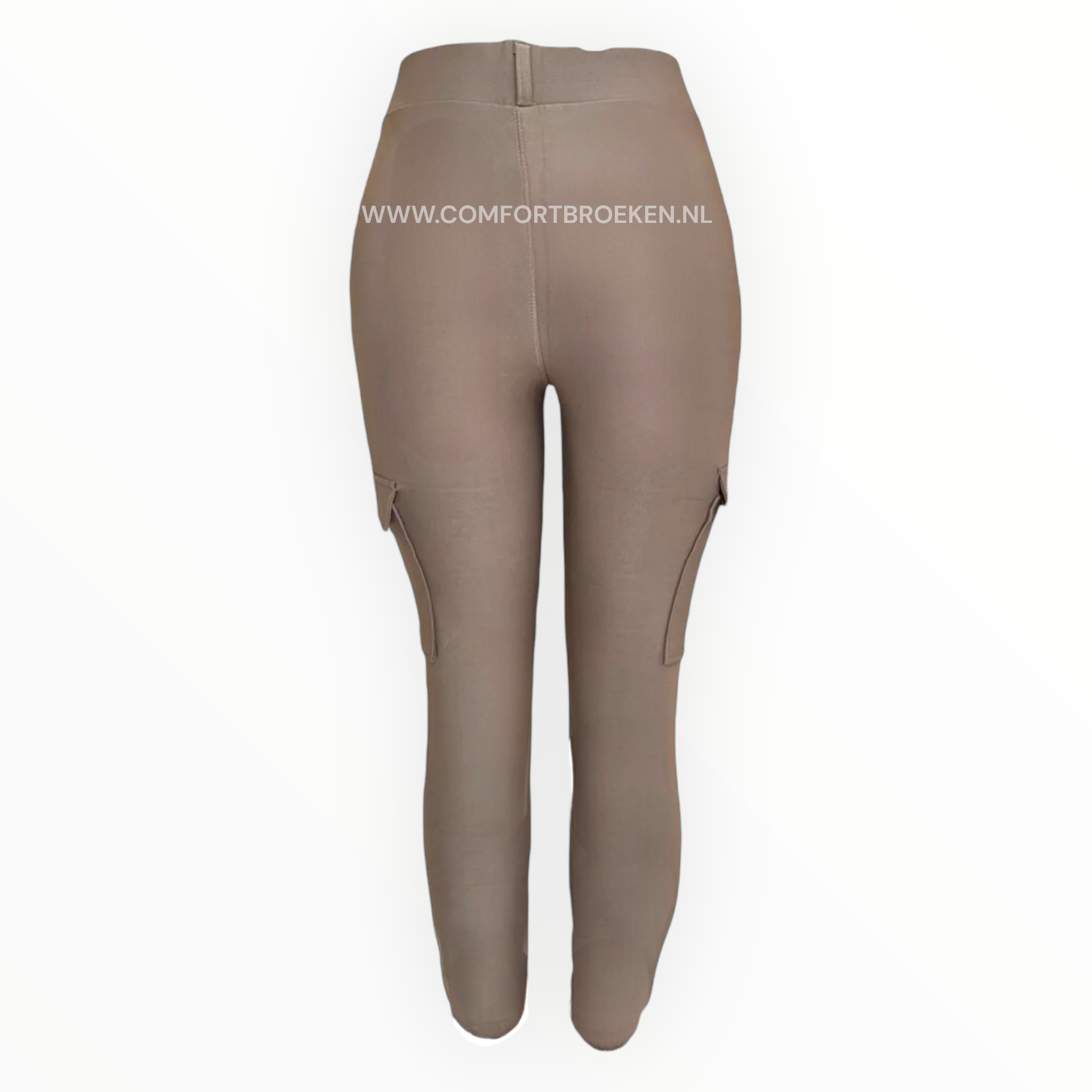 Comfortbroek Cargo Taupe/Beige - Afbeelding 3