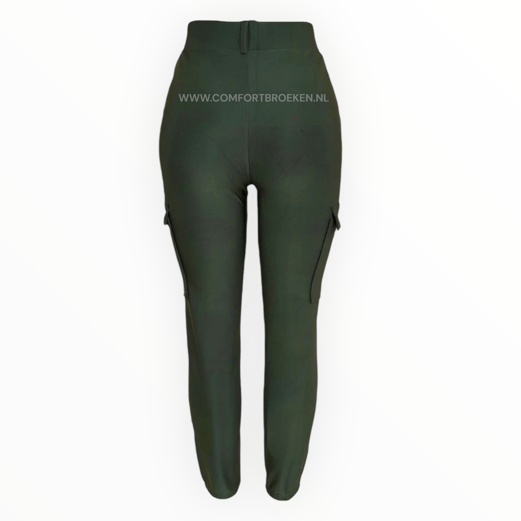 Comfortbroek Cargo Olive groen - Afbeelding 2