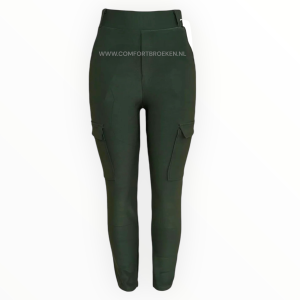 Comfortbroek Cargo Olive groen